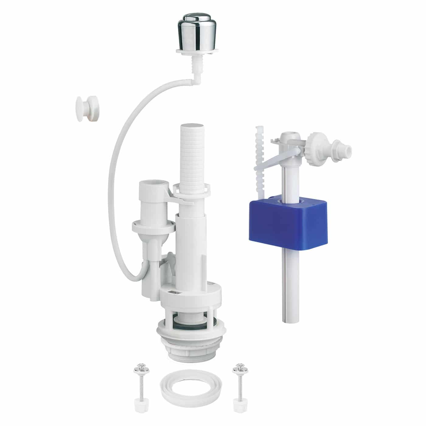 SET PNEUMATIC SINGLE FLUSH + SIDE ENTRY VALVE